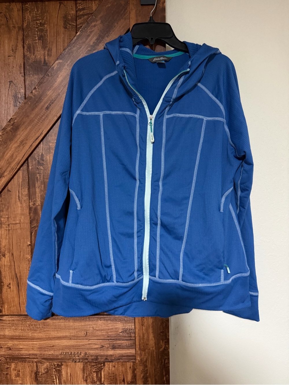 Eddie Bauer Women First Ascent Women Waffle Knit Full Zip Hoodie XL